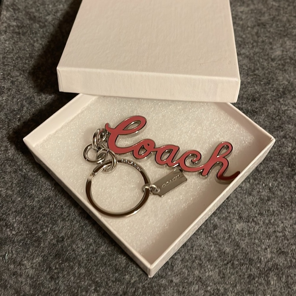 Maroon Coach Keychain